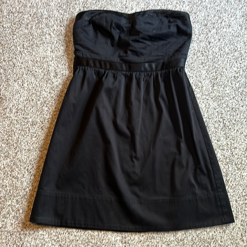 American Eagle Strapless Black Dress